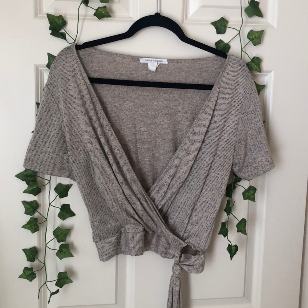 Caution to the wind crop top